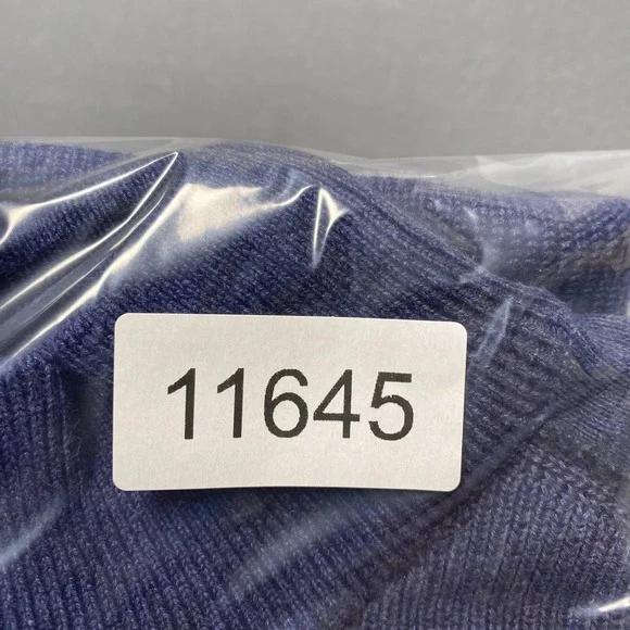 Tommy Bahama Sweater Mens‎ XL Blue 1/2 Zip Mock Neck Reversible Pima Cotton Knit - Picture 11 of 11